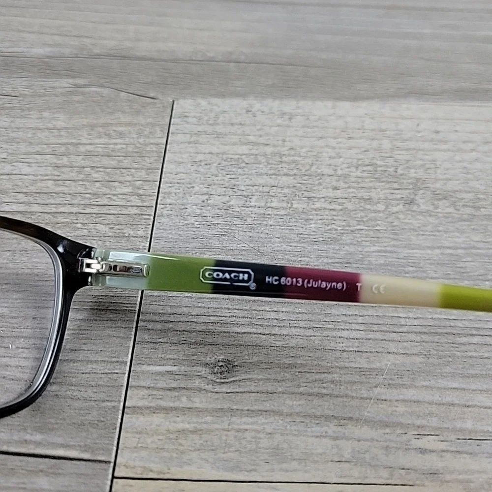Coach HC 6013 Julayne 5001 Eyeglasses Dark Tortoise Rectangular‎ 52-16-135